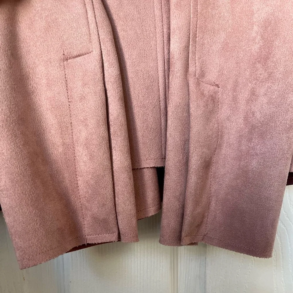 Kut From The Kloth Pink Faux Suede Jacket Small - Picture 4 of 7